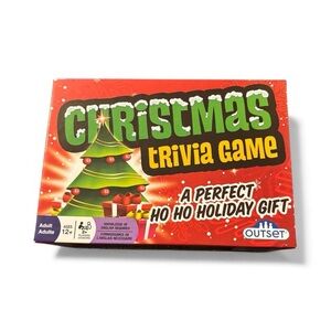 Christmas Trivia Game Family Fun Night Holidays Ages 12+ 2+ Players Boxed